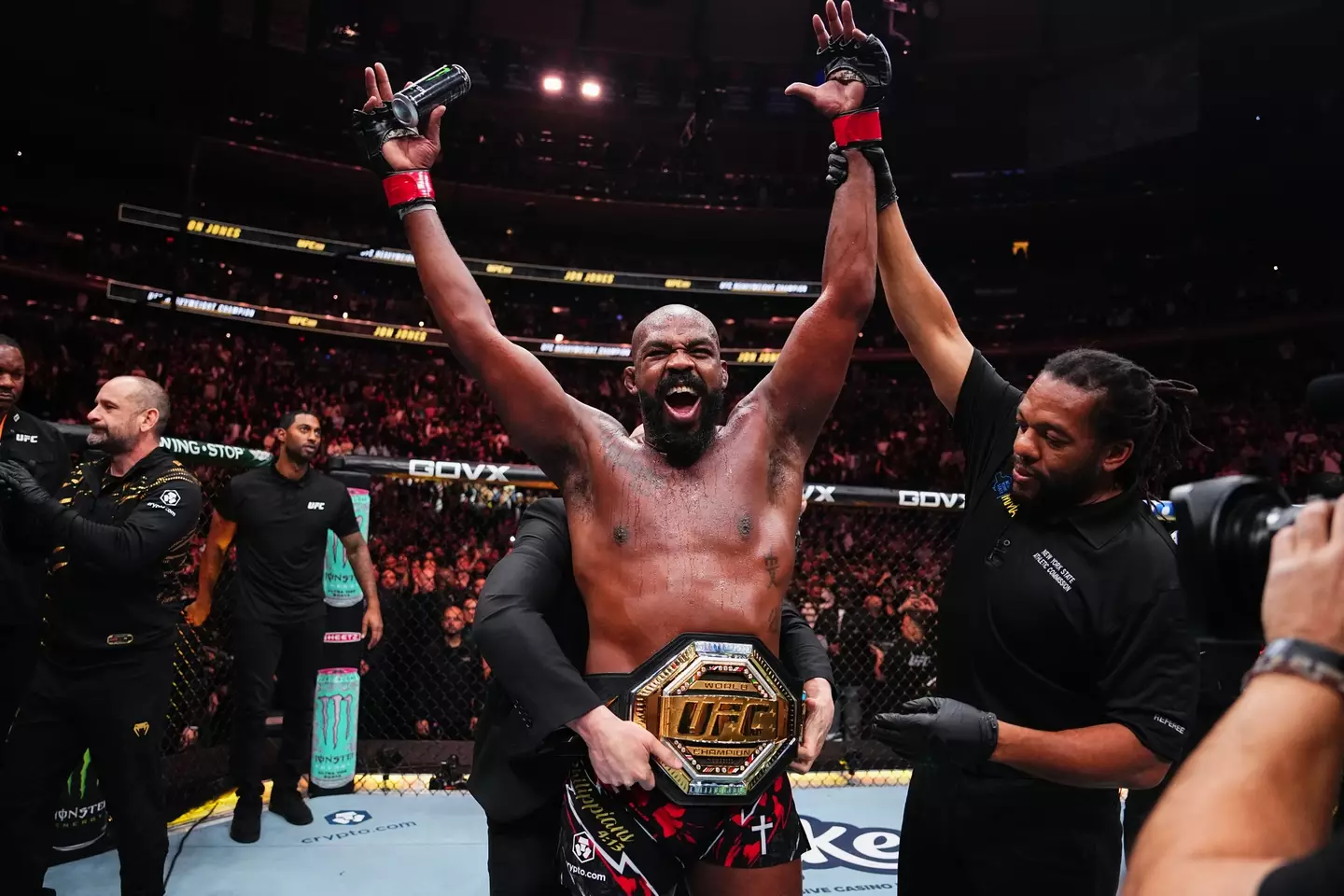 Jon Jones retired from the UFC after his victory over Stipe Miocic. Image: Getty