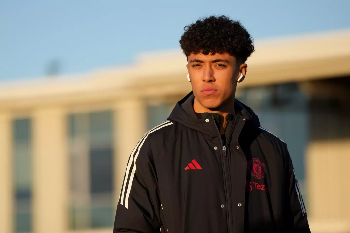 Ethan Wheatley looks set to leave Manchester United on loan. Image: Getty