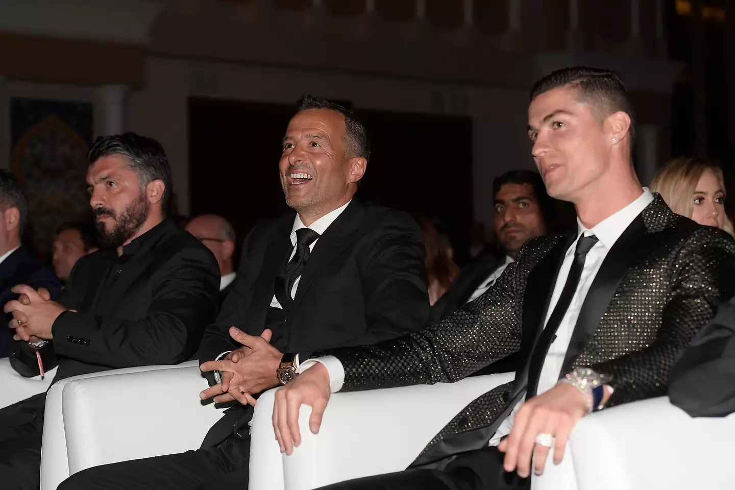 Ronaldo and Mendes in 2019. (Image