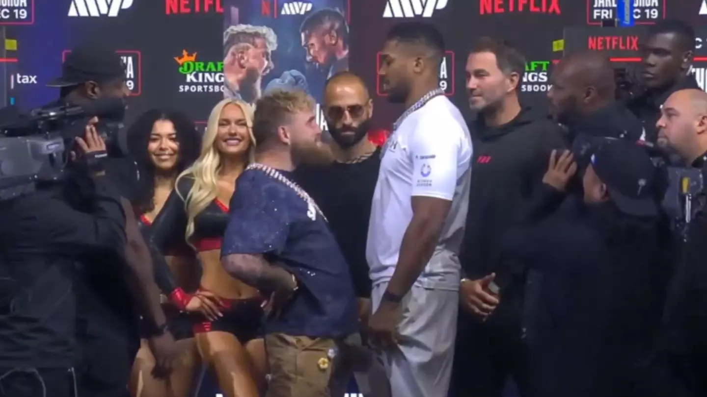 Jake Paul Called Out For Actions During Anthony Joshua Face-Off