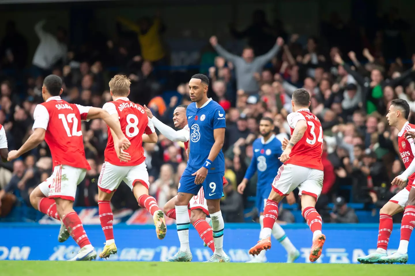 Aubameyang hasn't enjoyed his start to life back in England. Image: Alamy