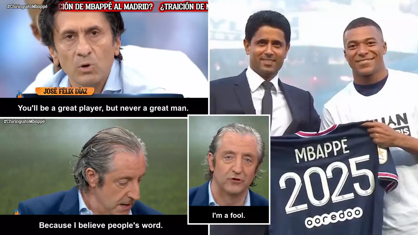 El Chiringuito Produced Their Most Dramatic Episode Yet After Hearing Kylian Mbappe Turned Down Real Madrid