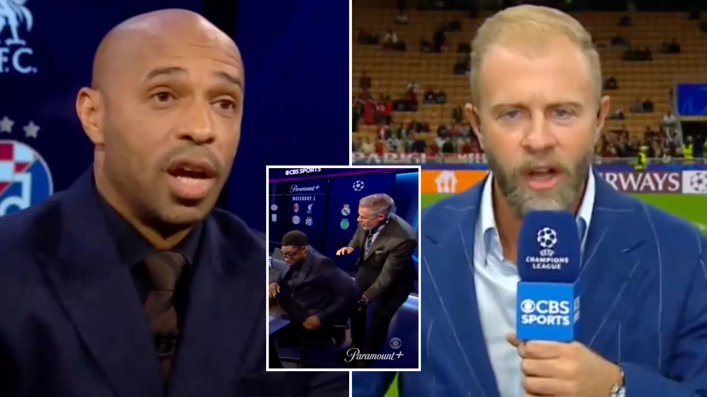 Thierry Henry ruthlessly trolled by CBS Sports colleague and begs 'don't go there'