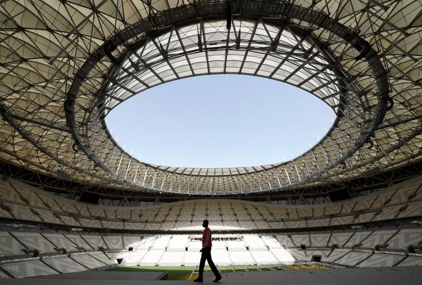 The Lusail Stadium will not be adorned with rainbow flags. Image: PA Images