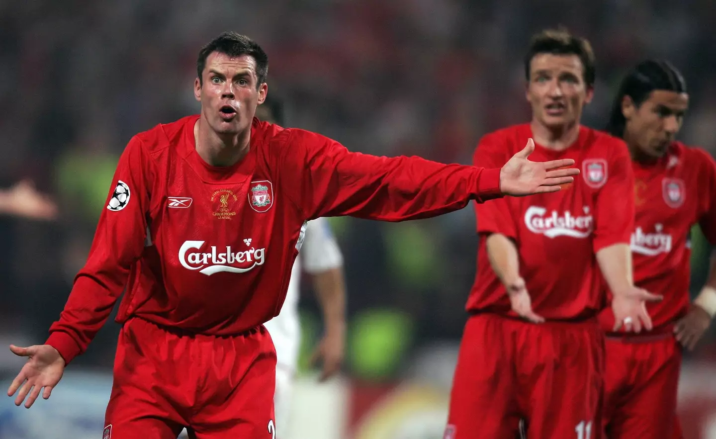 Jamie Carragher played in the 2005 Champions League final (