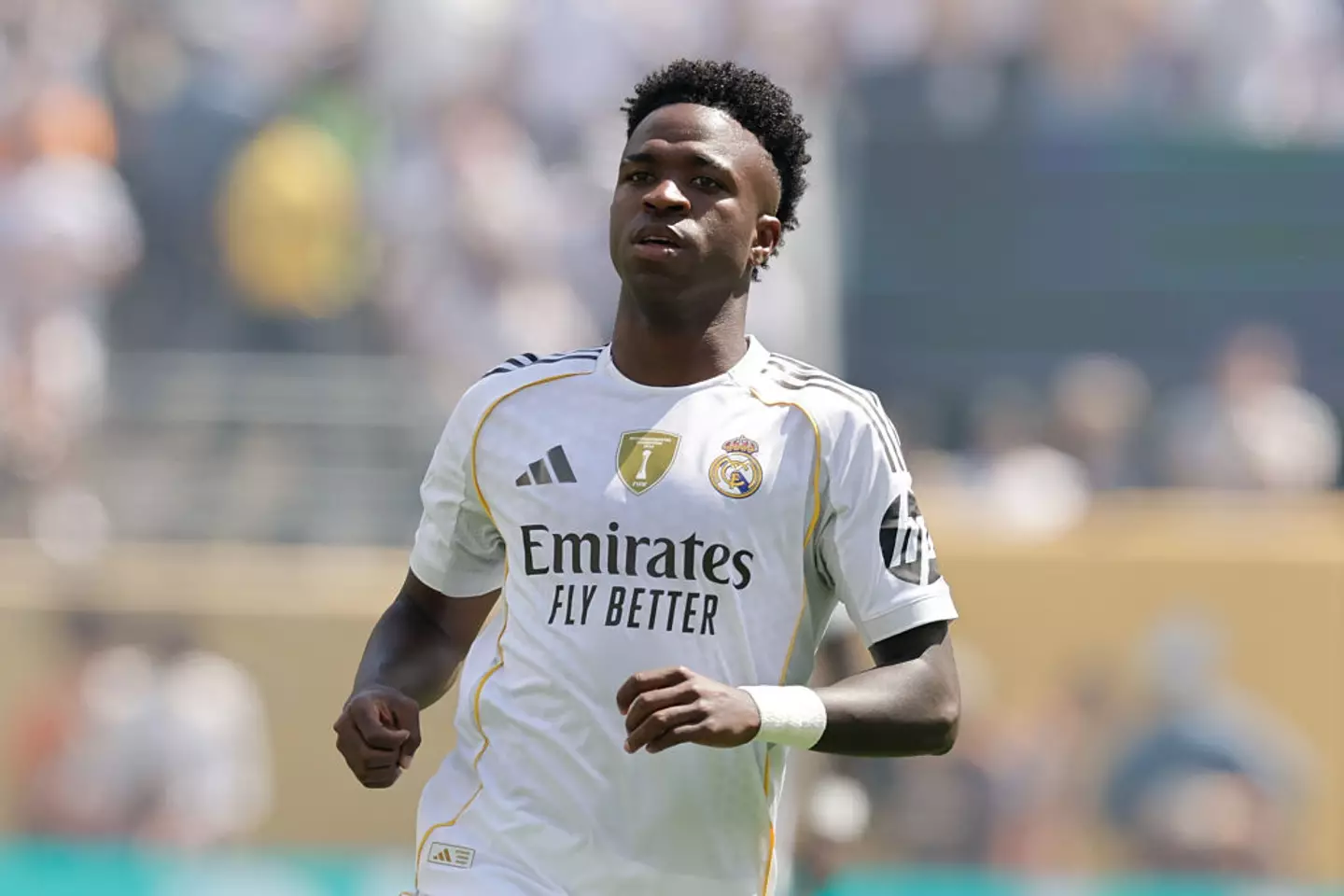 Contract negotiations between Vinicius and Real Madrid have stalled. (Image: Getty)