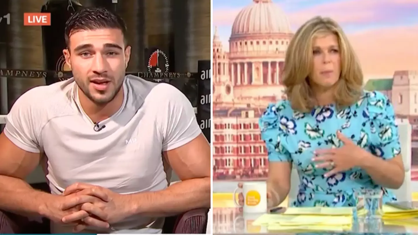 Tommy Fury 'disturbs' ITV presenter Kate Garraway with live outburst on KSI