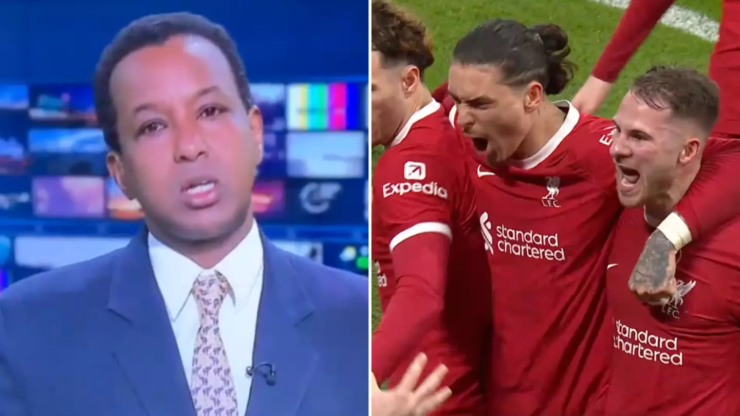 Liverpool fans furious after ITV news presenter makes Arsenal comment during live broadcast