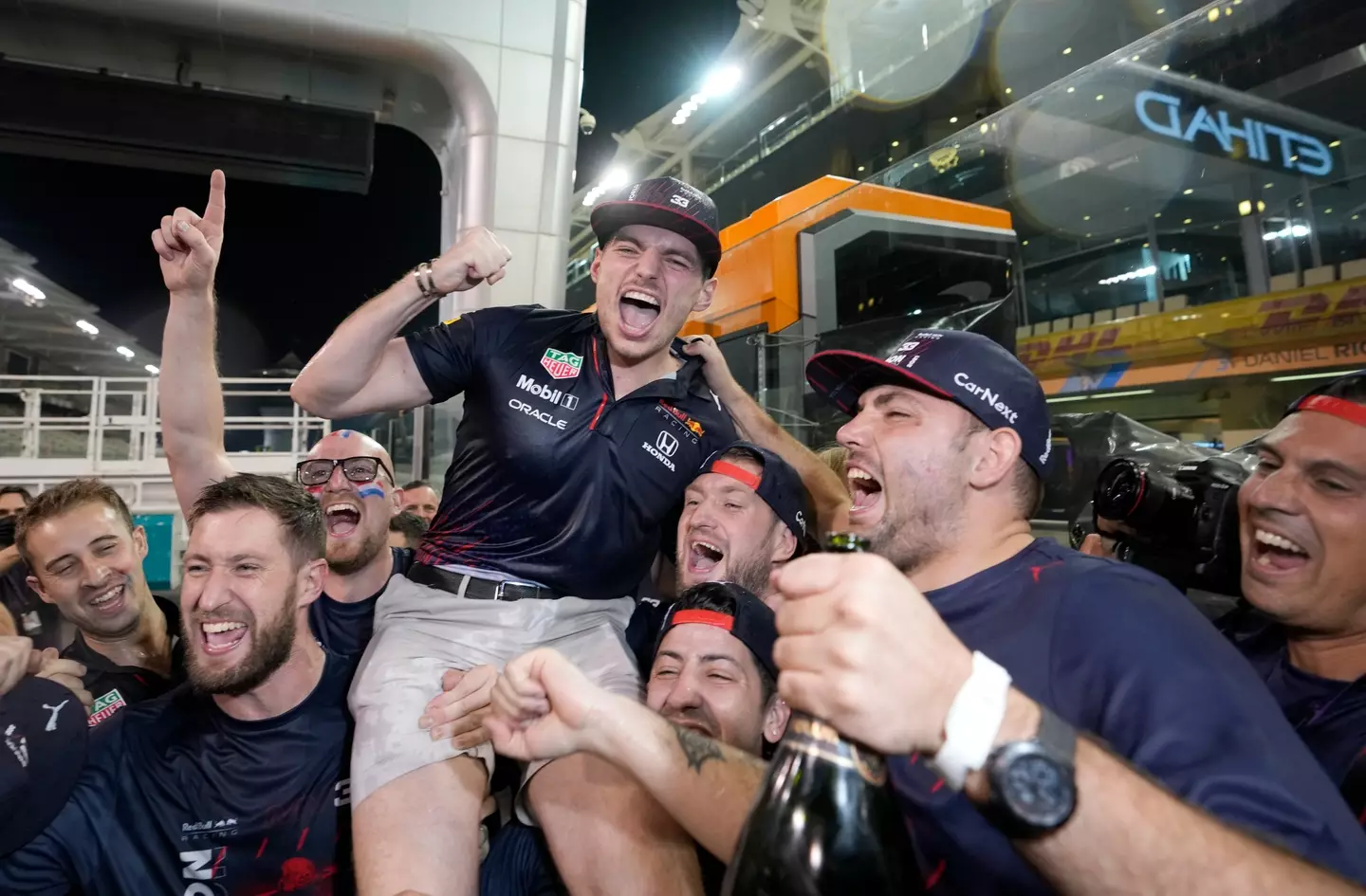 Max Verstappen's dramatic world title win was a central theme of DTS's fourth series.  (Image credit: PA)