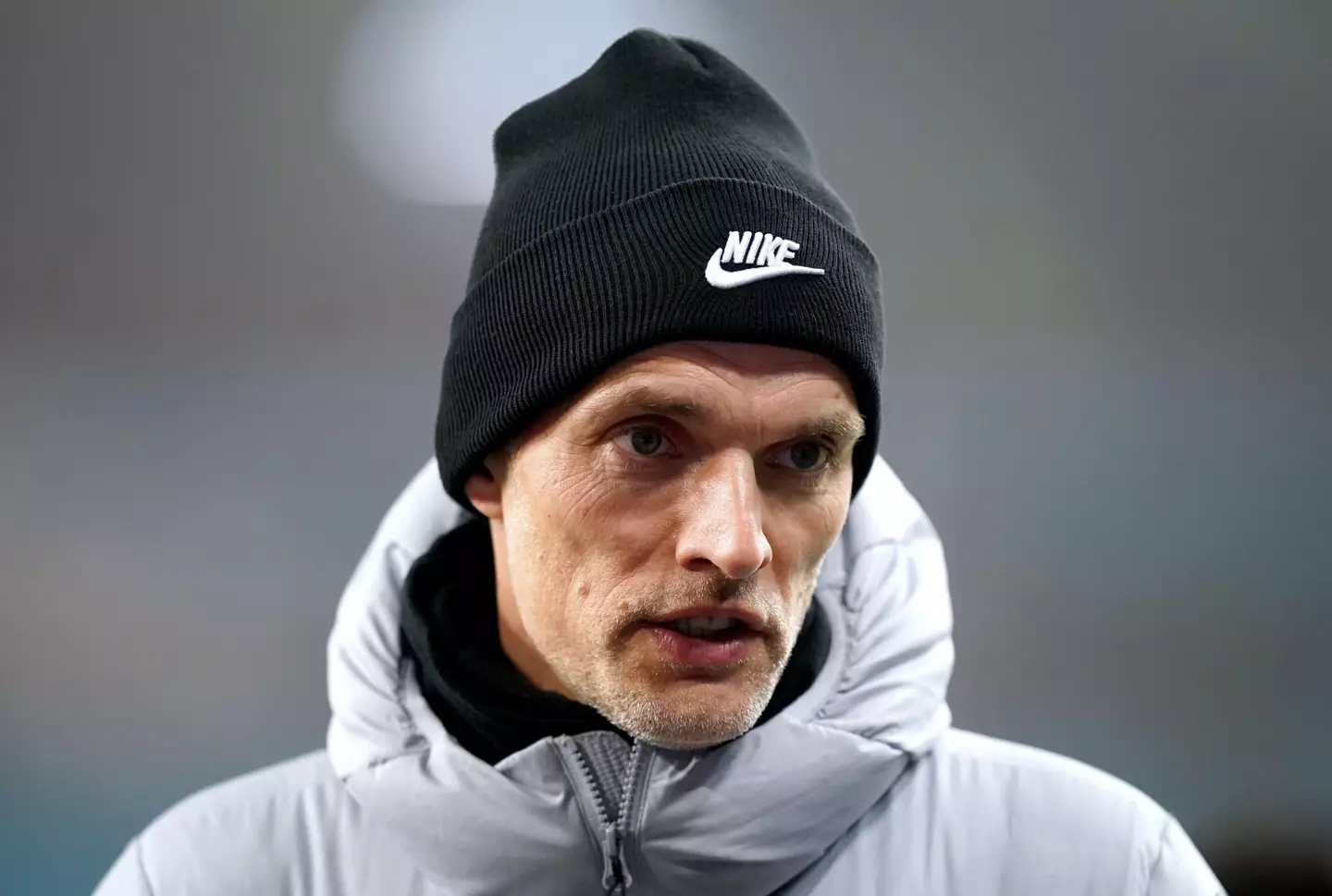 Chelsea manager Thomas Tuchel at the end of the Premier League match at Villa Park. (Alamy)