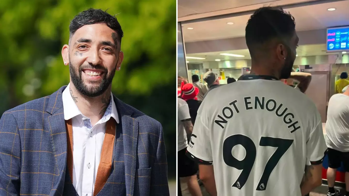 Man Utd fan who got arrested for wearing vile 'Hillsborough' replica kit claims that it meant something else