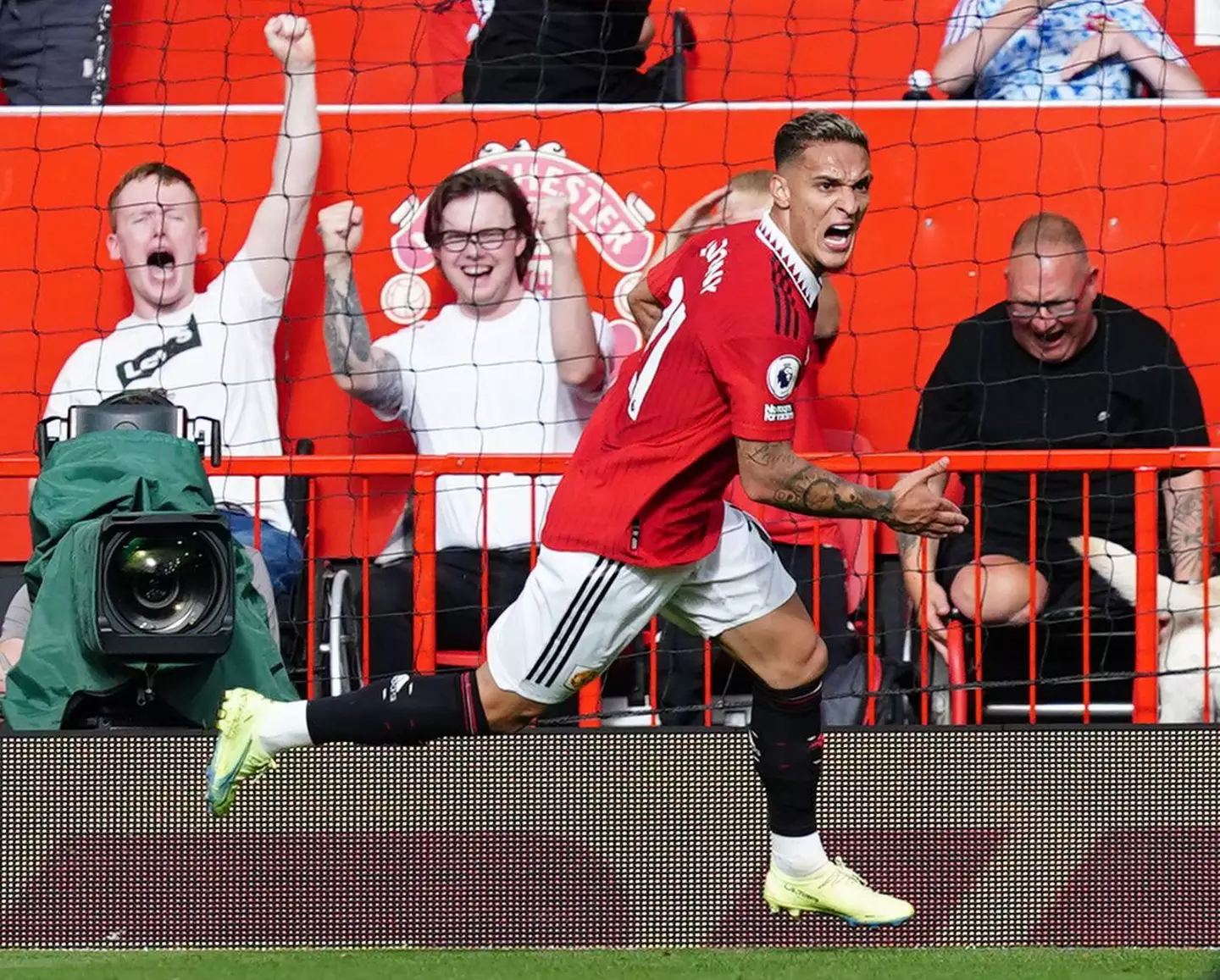 Antony made an instant impact at Old Trafford. Image: Alamy