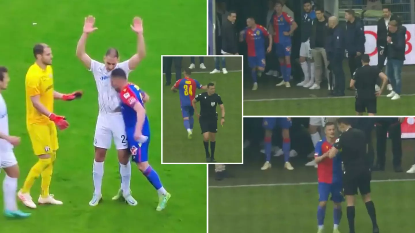 Granit Xhaka's brother involved in one of strangest VAR moments yet after headbutt incident
