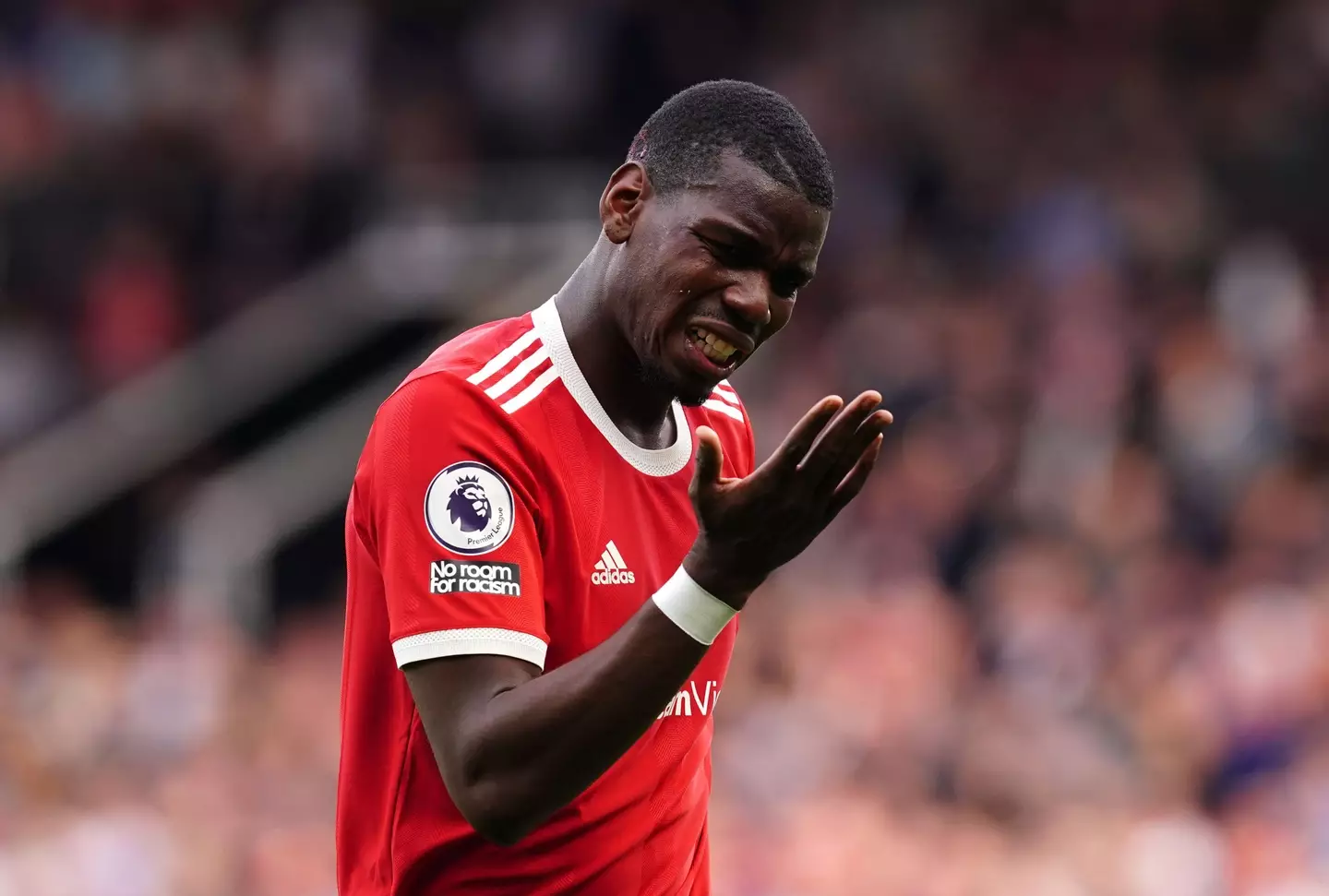 Pogba was booed by United fans on Saturday (Image: PA)