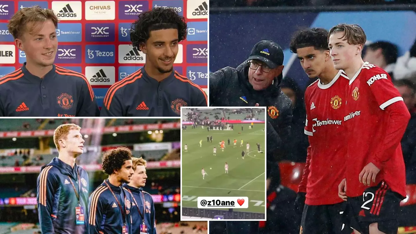 Childhood Friends Zidane Iqbal And Charlie Savage Are Living The Dream Of Every Man Utd Fan