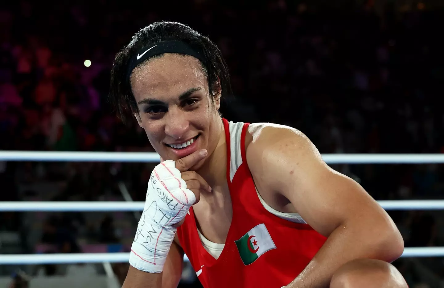 Imane Khelif. Image: Richard Pelham / Stringer via Getty