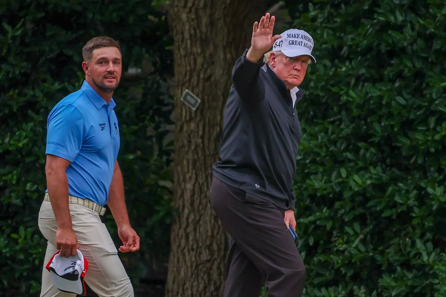 Bryson DeChambeau spent time with Donald Trump at the White House. Image: Getty