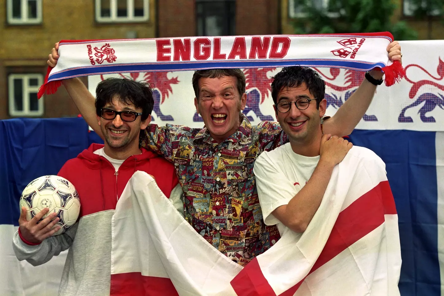 'Three Lions' was first released ahead of the Euro 1996 in England (Image: Alamy)