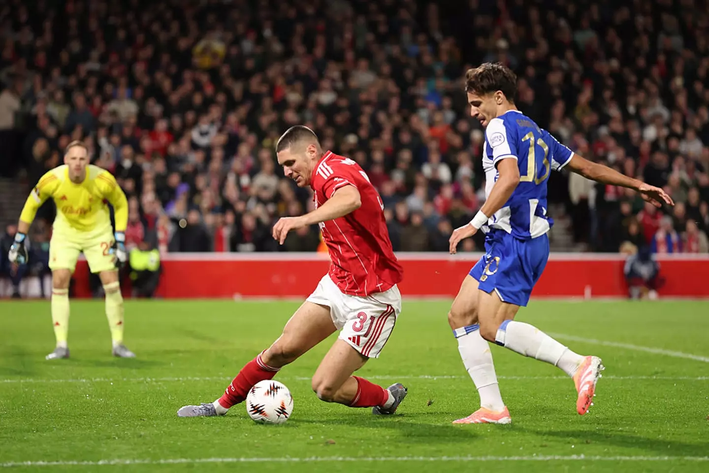 Nikola Milenkovic in action for Nottingham Forest (Credit:Getty)