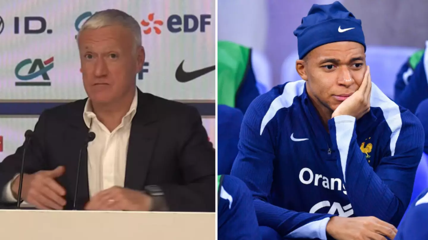 Didier Deschamps' blunt four-word explanation for Kylian Mbappe absence from France squad has left everyone baffled