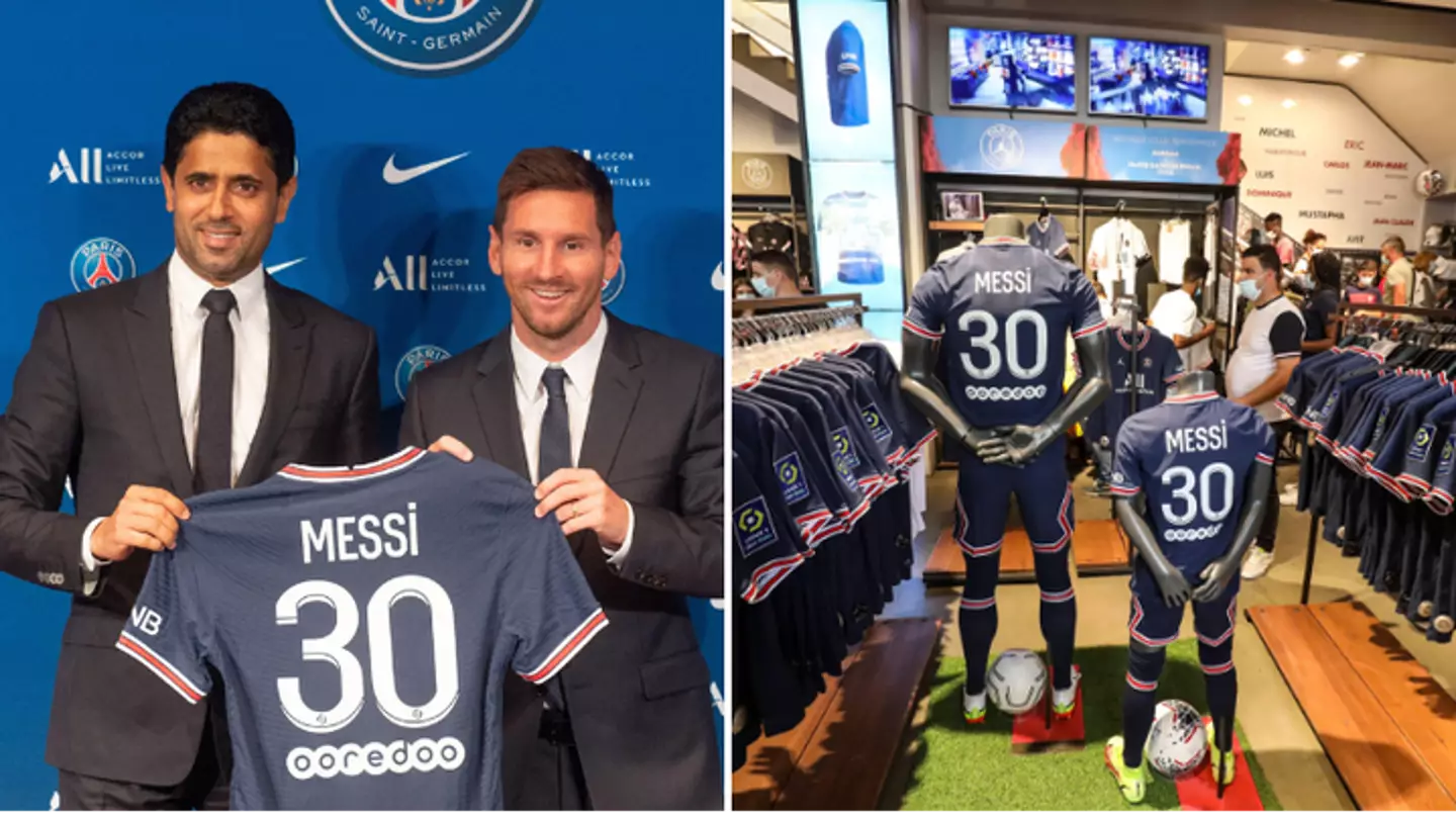 Lionel Messi has reportedly made PSG a staggering amount of money