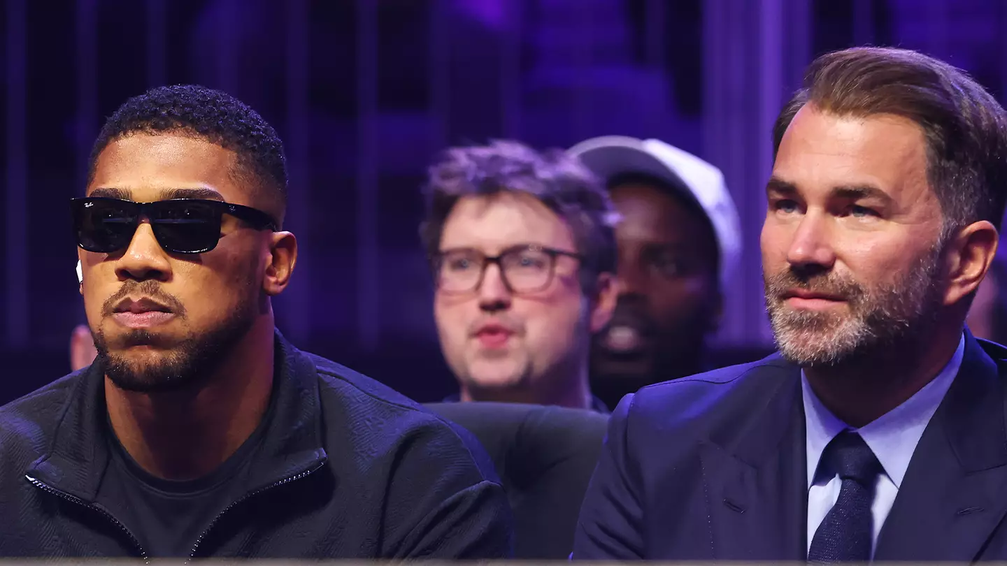 Anthony Joshua drops major career change hint with message to Eddie Hearn