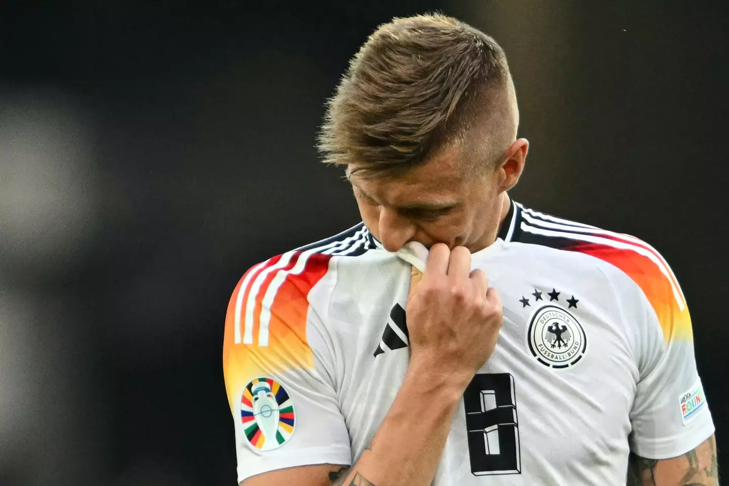 Germany wear white even though it is not on their flag. Image: Getty