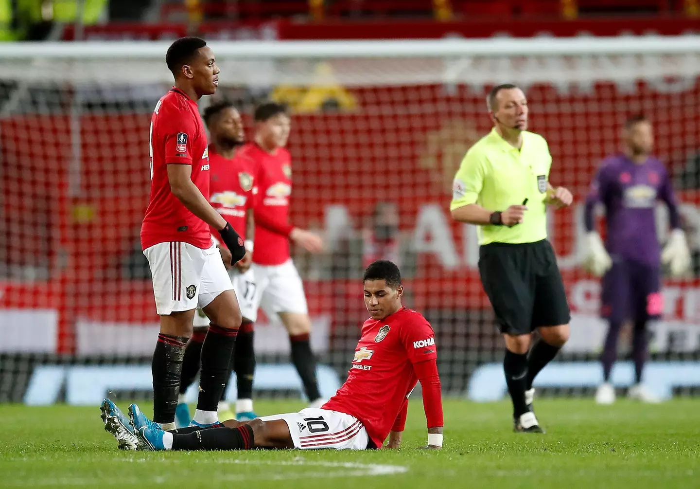 Marcus Rashford has dealt with a number of injuries at Manchester United since his rise from the academy. (Alamy)