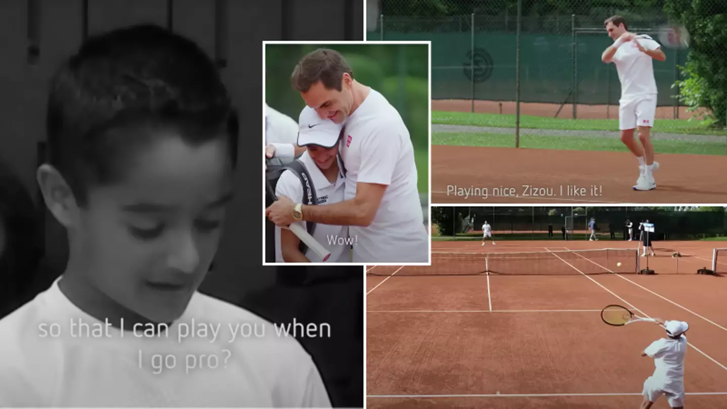 Roger Federer keeps his promise and surprises young fan from 2017 US Open press conference