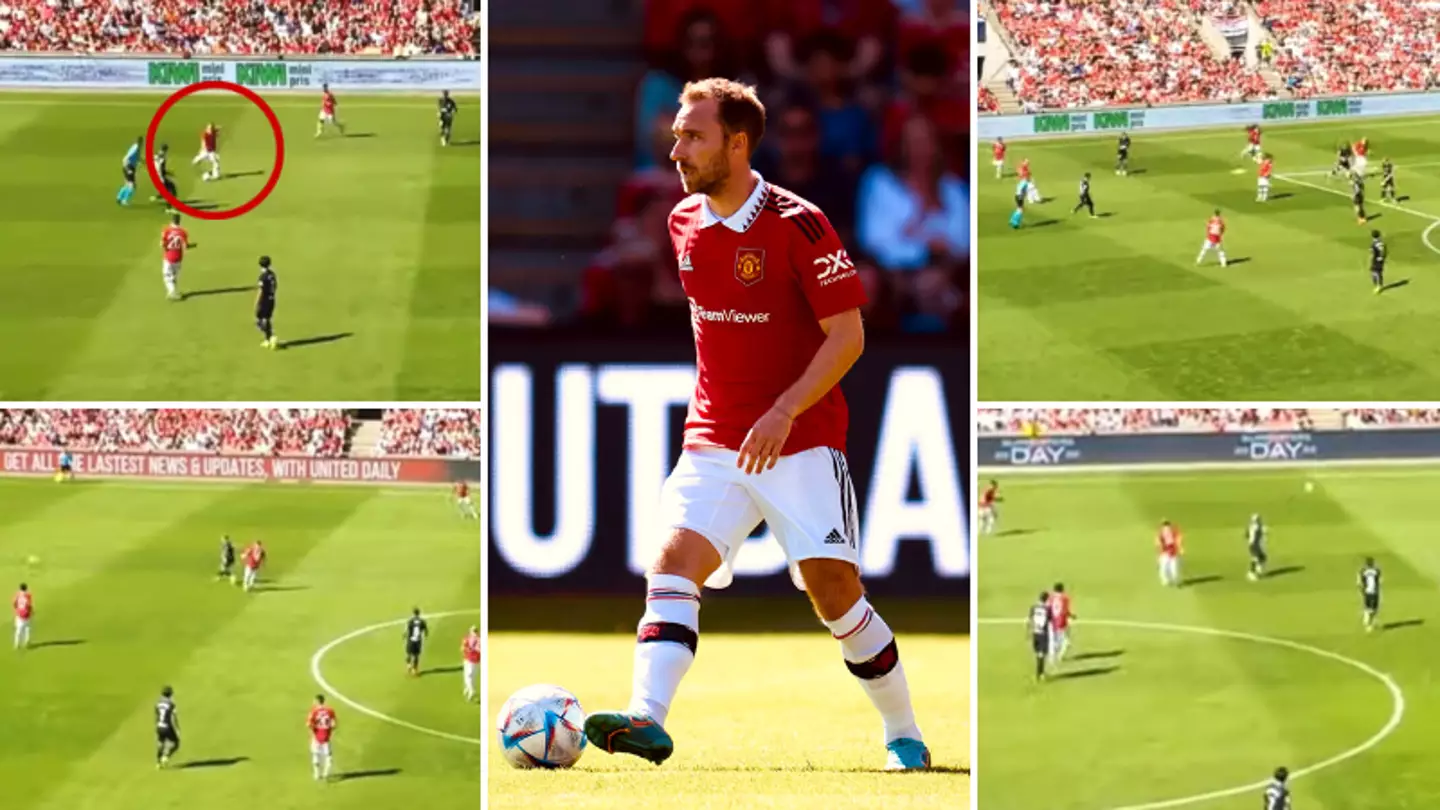 Christian Eriksen’s Manchester United Debut Has Got Fans Excited, He’s A Baller