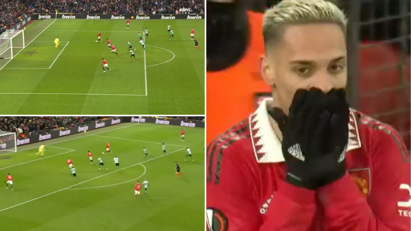 Antony blasted by fans for his 'criminal' decision to shoot when THREE of his Man United teammates were unmarked