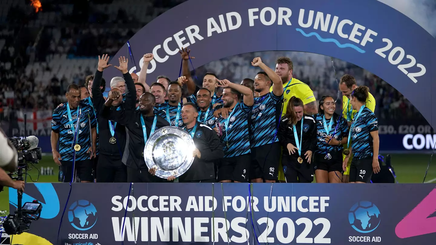 2 Former Manchester United Heroes Stand Out In Soccer Aid Charity Match