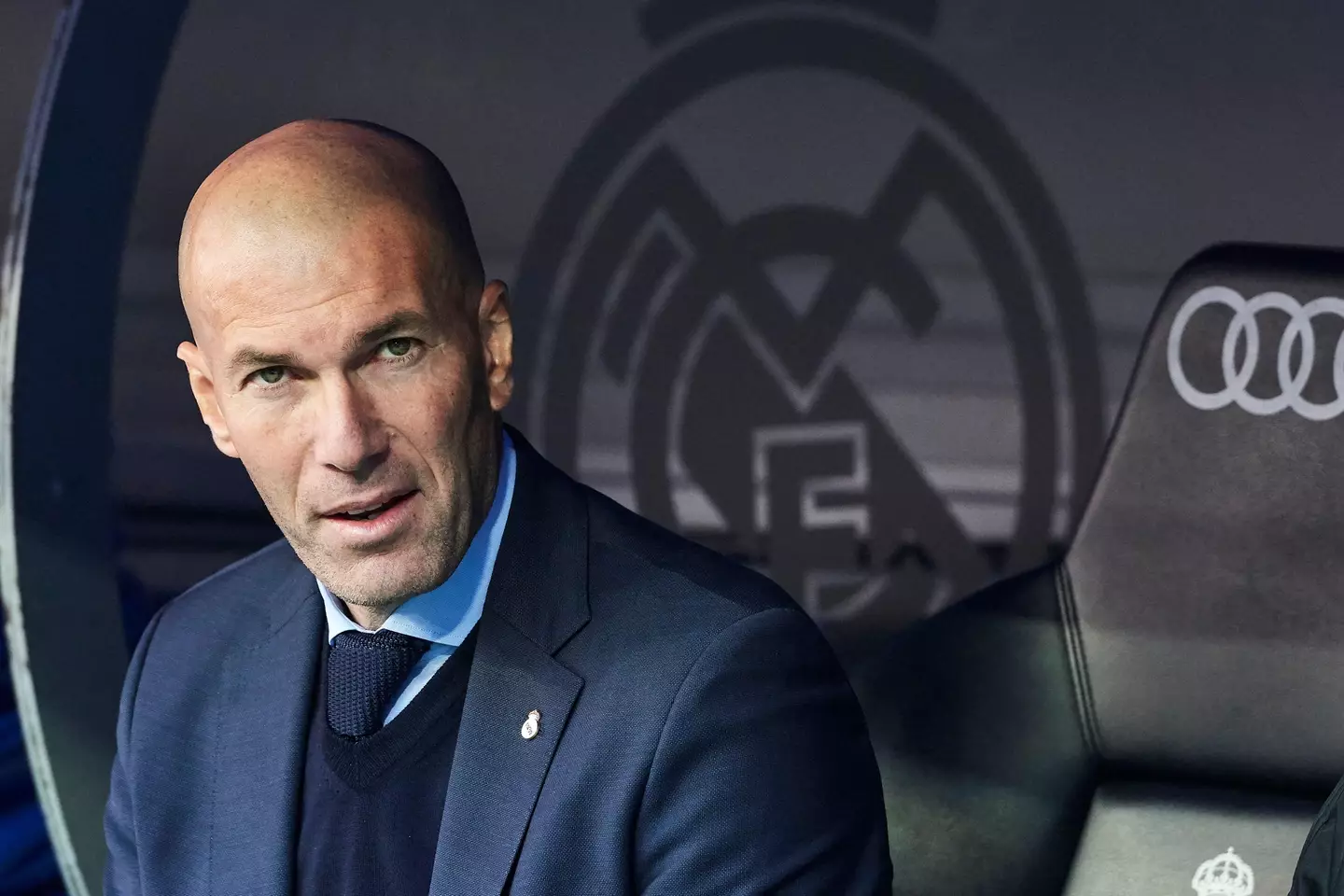 Zidane is reportedly in talks to replace Pochettino at PSG (Image: PA)