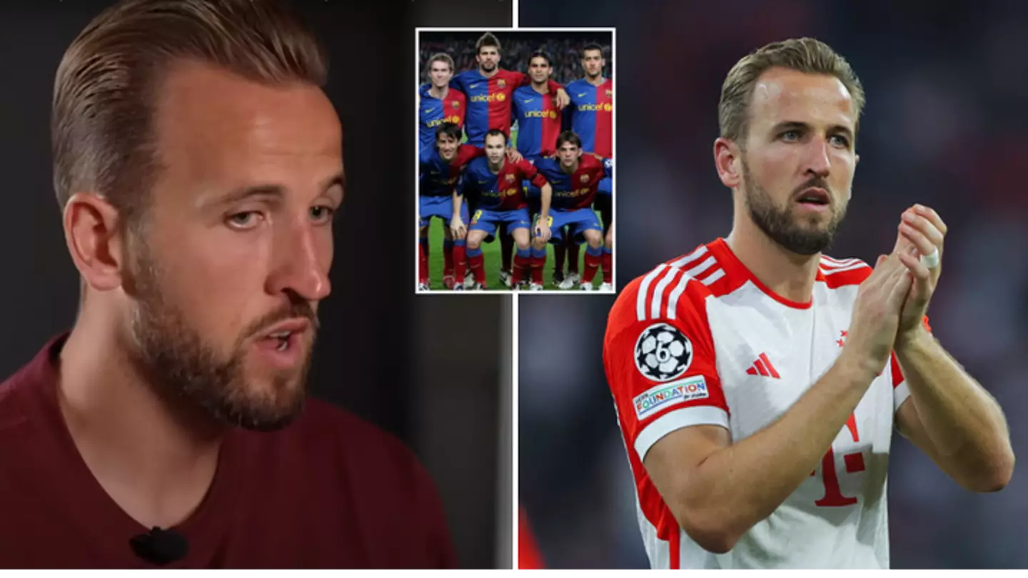 Harry Kane reveals his childhood Barcelona idol, it's not who you would expect