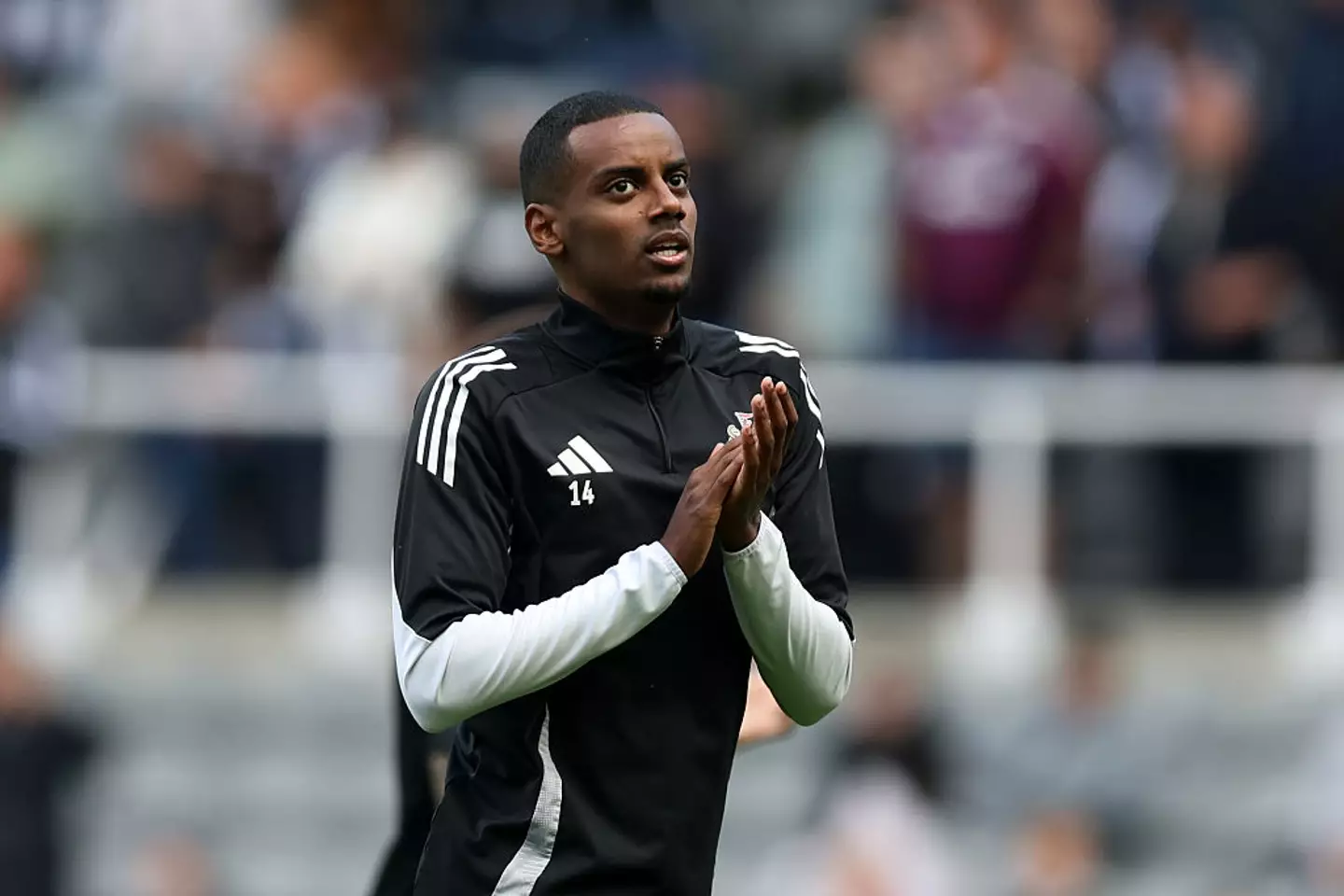 Newcastle star Isak is desperate to join Liverpool this summer. (Image: Getty)