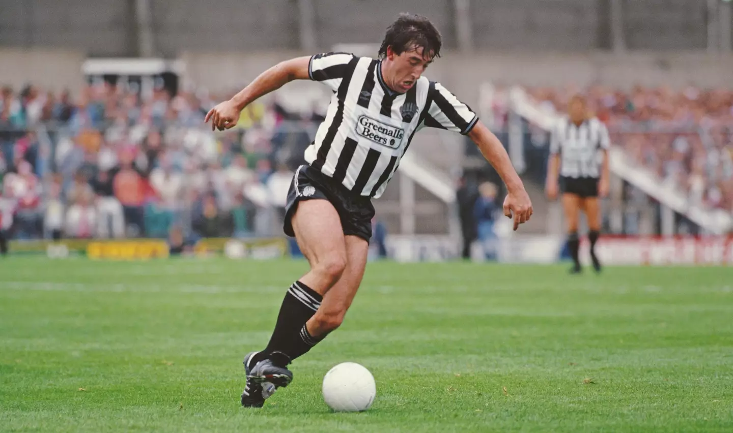Whitehurst was Newcastle's record signing in 1985. He joined the club from Hull City for £232,000. Image credit: Getty