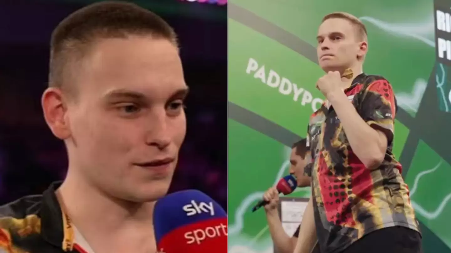 Sky Sports forced to apologise after x-rated interview from darts star who had slammed Ally Pally crowd