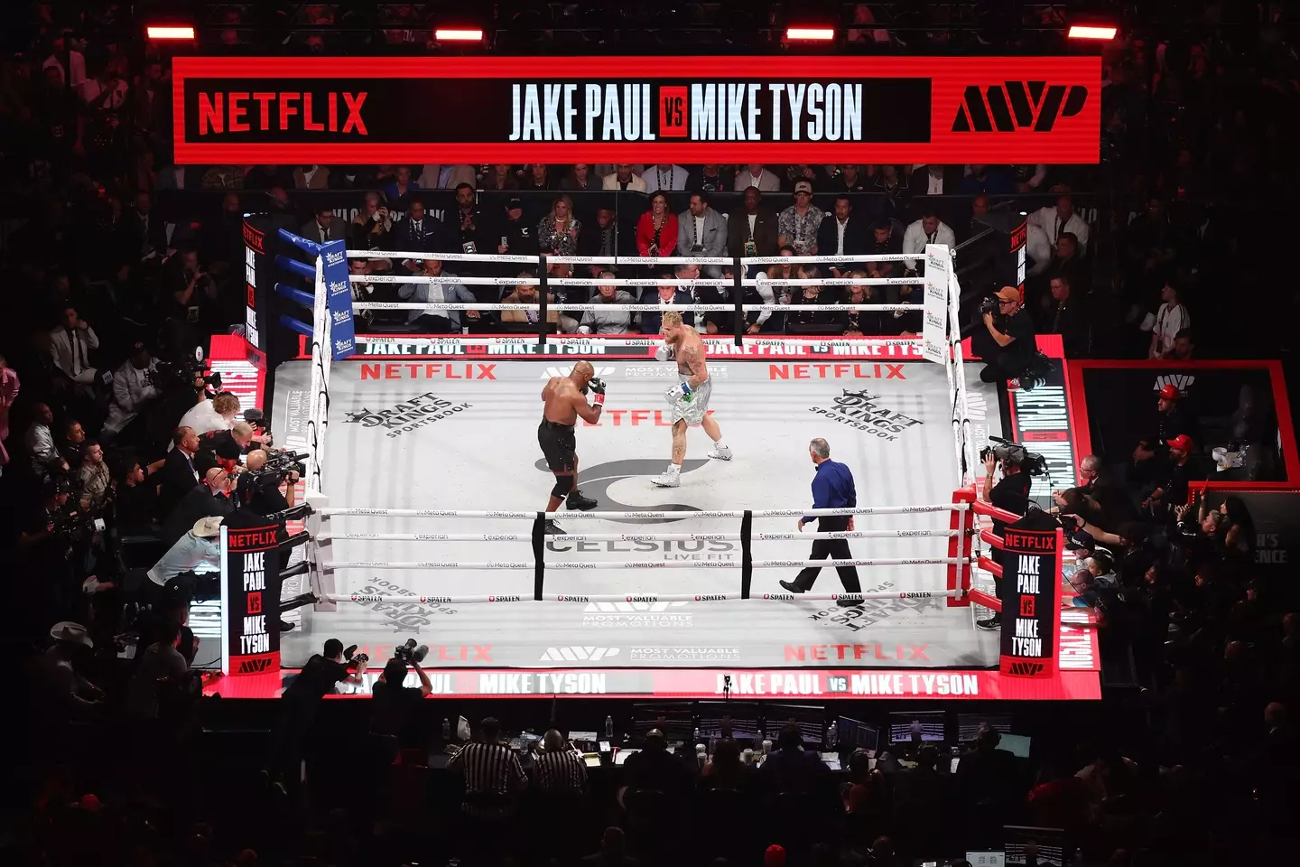Jake Paul vs. Mike Tyson was viewed by a huge audience on Netflix. Image: Getty
