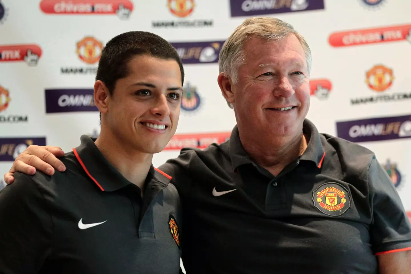 Hernandez and Ferguson in 2010. (Image