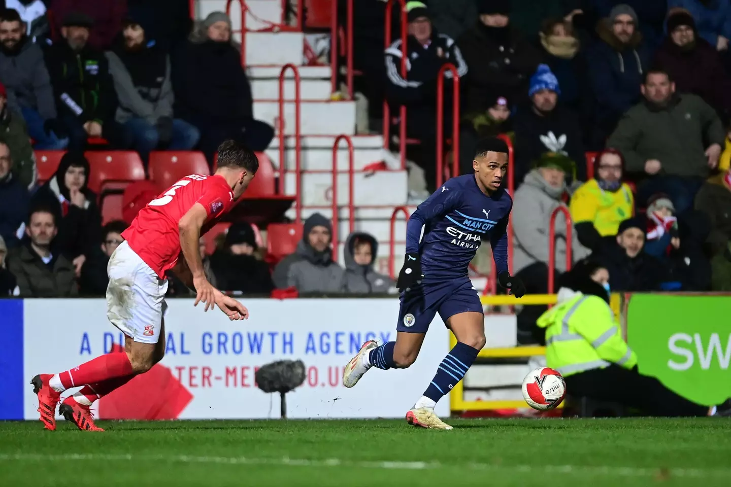 Kayky in FA Cup action (Sportimage / Alamy)