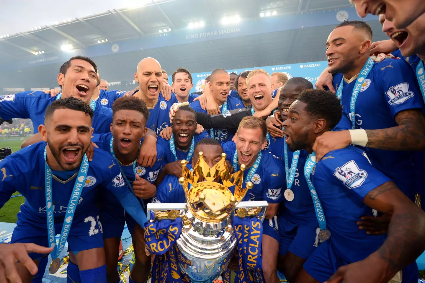 Leicester won the Premier League in 2015/16 at 5000/1 odds (Getty)