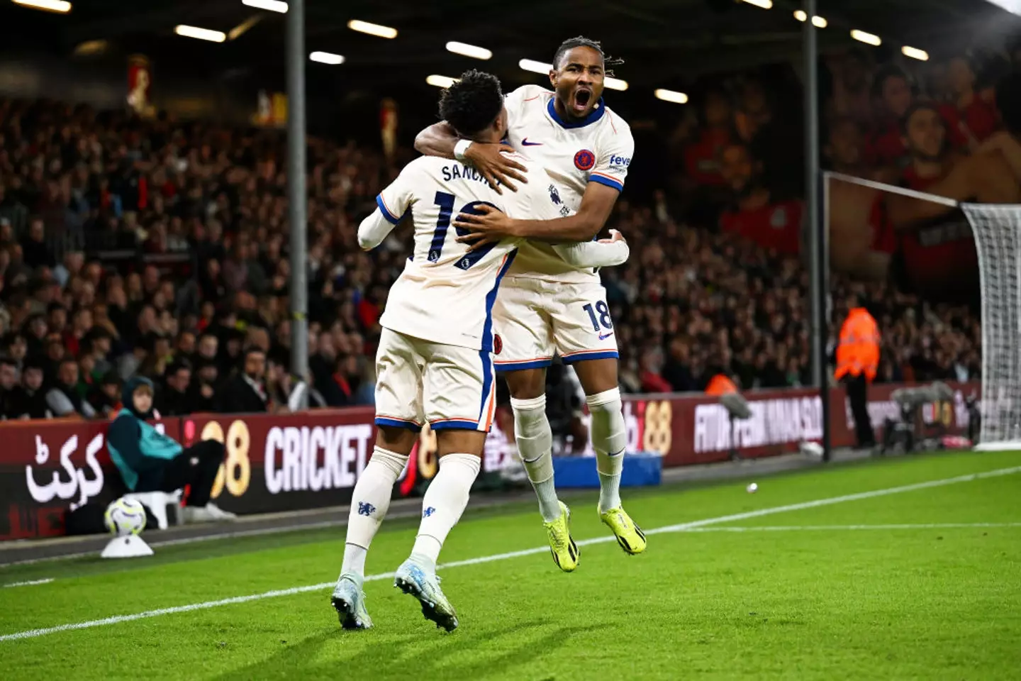 Jadon Sancho assisted teammate Christopher Nkunku who scored the winning goal for Chelsea in the 86th minute. (Image: Getty)