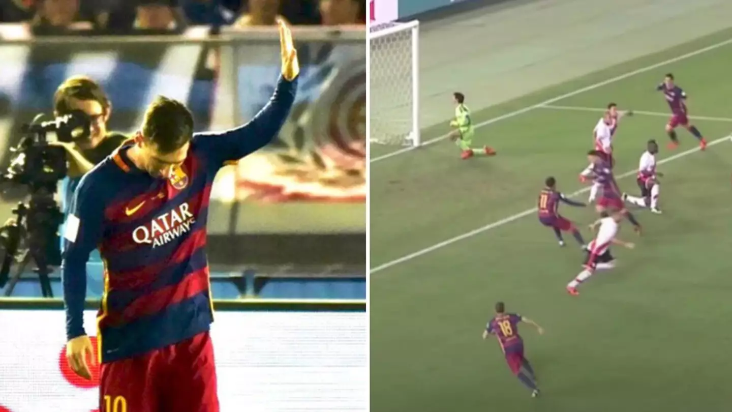 When Lionel Messi apologised for scoring a goal in a final, he probably won't do that on Sunday