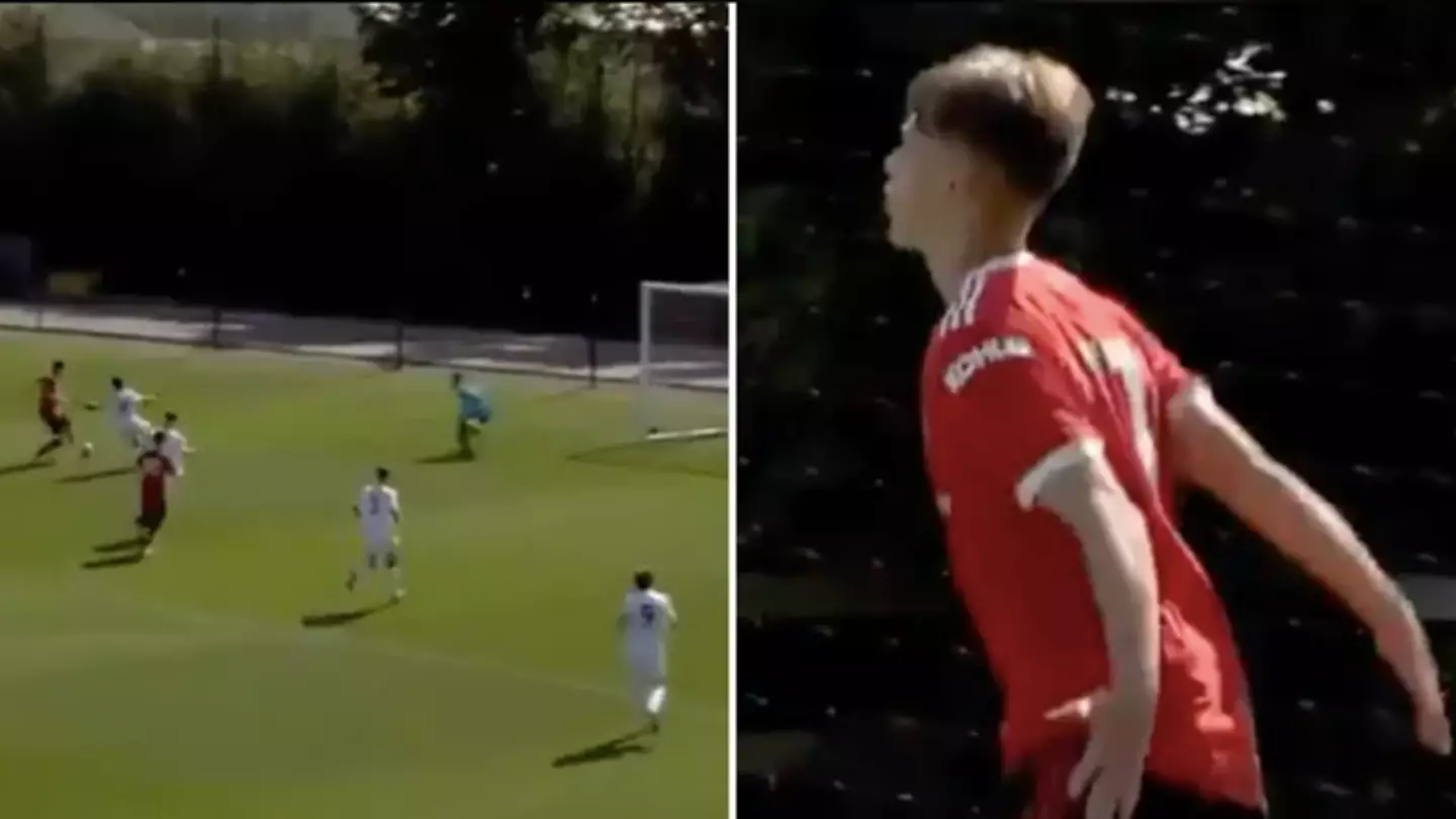 Manchester United Youth Player Signals Ronaldo's Return With Goal Celebration