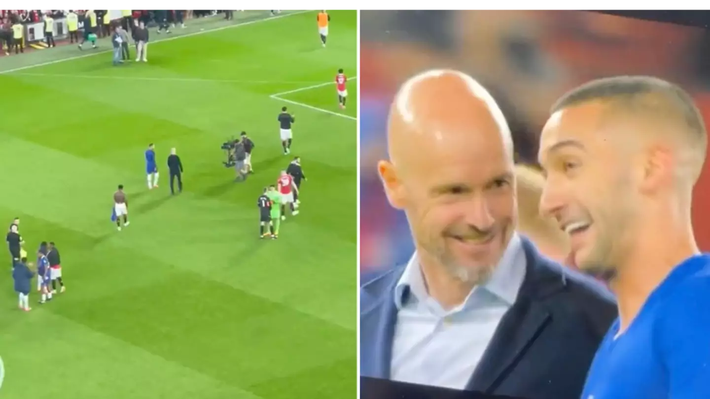 Fans convinced Hakim Ziyech "hates Chelsea" after footage of him after 4-1 trouncing to Man United emerges