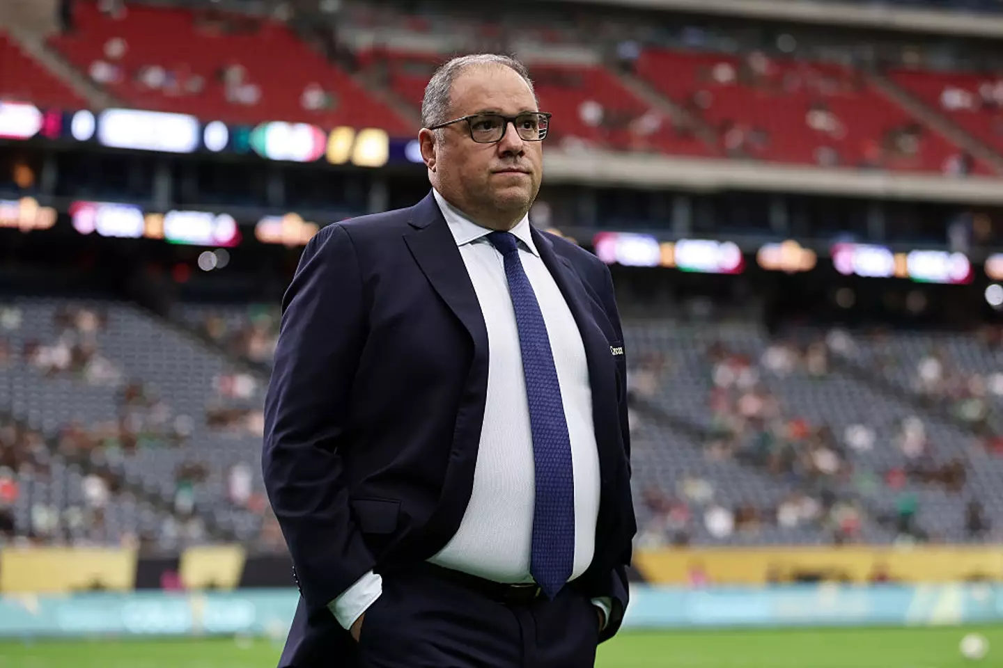 CONCACAF President Victor Montagliani believes that UEFA are responsible for deciding on banning Israel. (Image: Omar Vega/Getty Images)