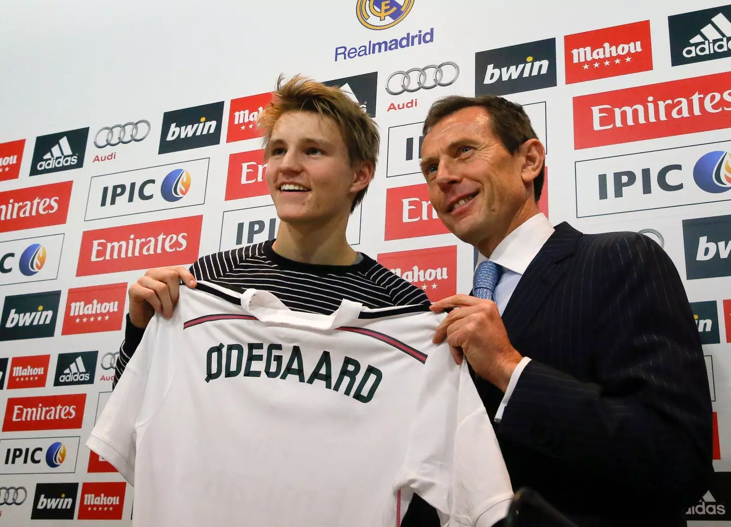Martin Odegaard was a teenager when he joined Real Madrid (Alamy)