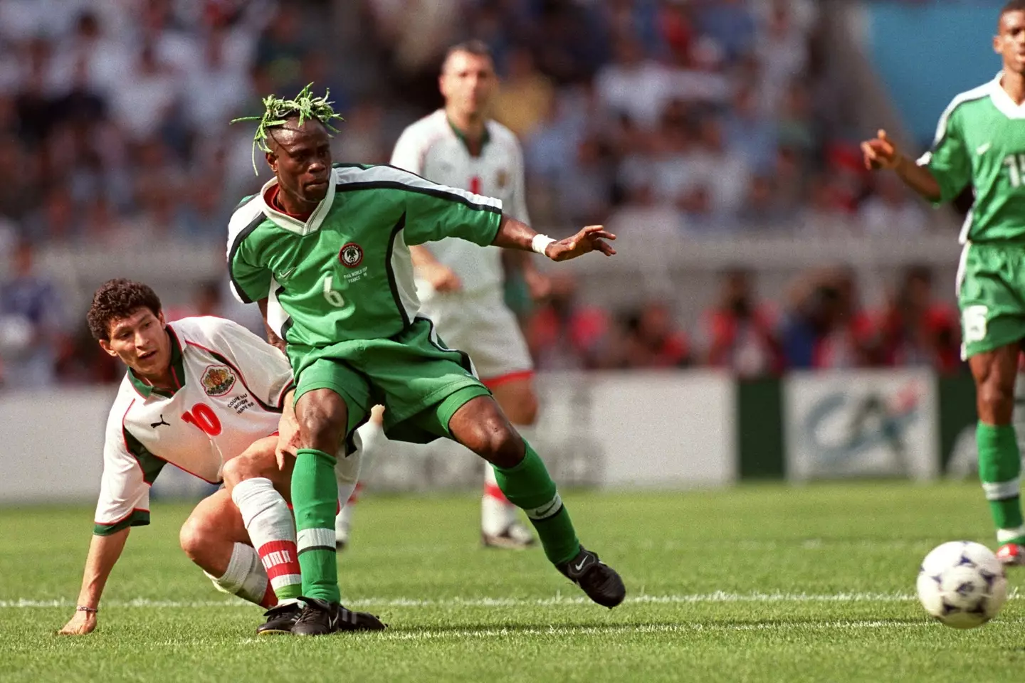 West playing in the 98 World Cup. Image: PA Images