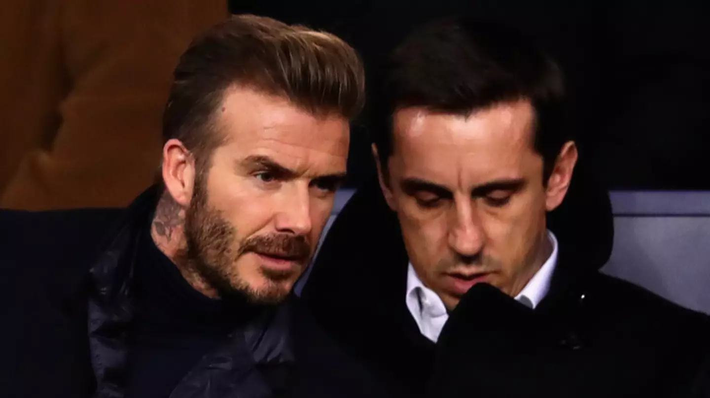 David Beckham responds to Gary Neville after Sky Sports pundit is BANNED from Nottingham Forest stadium