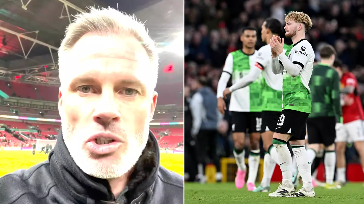 Jamie Carragher ruthlessly took aim at Liverpool star DURING game against Man Utd